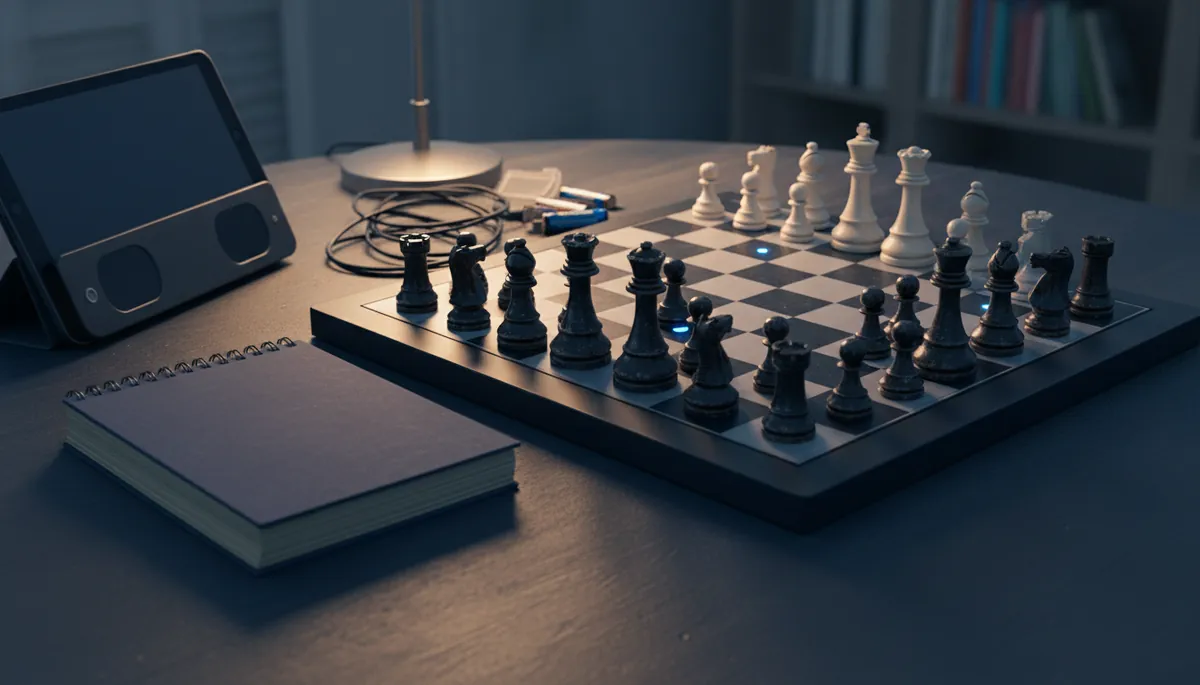 Jouer seul aux échecs avec un échiquier électronique
