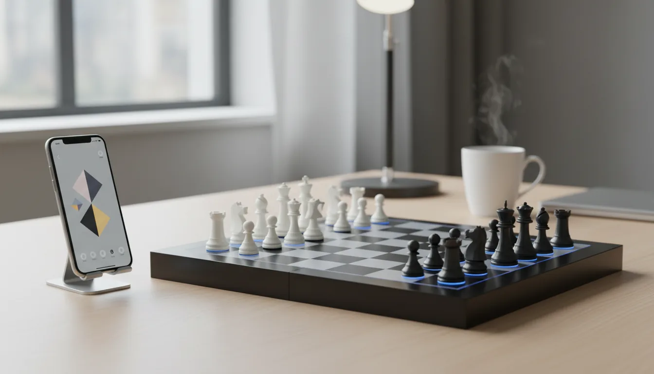 Le meilleur échiquier connecté à chess.com en 2026